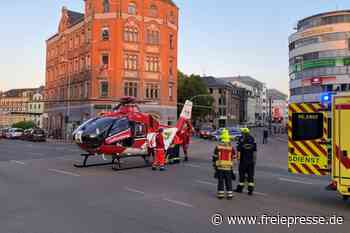 Grillunfall in Chemnitz: Rettungshubschrauber landet am Sonnenberg - freiepresse.de
