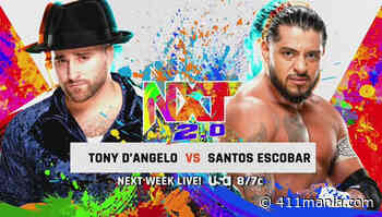 Matches Set For Next Week's WWE NXT - 411mania.com