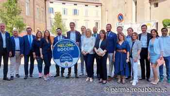 I candidati a Parma della lista di Fratelli d'Italia a sostegno di Priamo Bocchi - La Repubblica