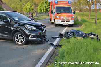 Rahden: Motorradfahrer (28) schwer verletzt - Westfalen-Blatt