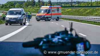Unfall auf B29 bei Hermannsfeld: Motorradfahrer leicht verletzt - Gmünder Tagespost