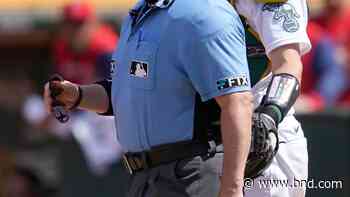 Plate ump leaves A’s-Angels game after getting hit twice - Belleville News-Democrat