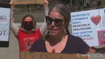 Calgary pro-choice rally held in wake of potential Roe v. Wade overruling