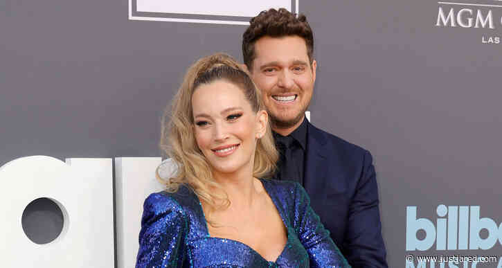 Michael Buble Cradles Pregnant Wife Luisana's Pregnant Belly at Billboard Music Awards 2022