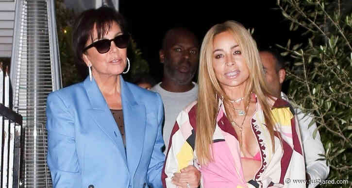 Kris Jenner Grabs Dinner with Longtime Friend Faye Resnick in Santa Monica