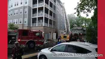 Fire at apartment building in Suffolk causes residents to evacuate