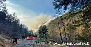 Bondone di Storo, incendio domato dopo quattro giorni: in fumo 25 ettari di bosco - Trentino