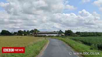 Motorcyclist dies after crashing into a field
