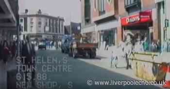 Footage from the 1980s shows a bustling St Helens town centre - Liverpool Echo