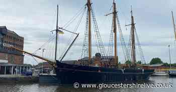 Historic tall ship Kathleen and May spotted at Gloucester Docks - Gloucestershire Live