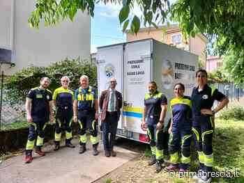 Un nuovo mezzo per la Protezione civile del Basso Garda dal Rotary Club Desenzano Salò - Prima Brescia