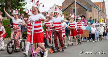 IN BEELD. Leerlingen VLEK-school bouwen eigen miniatuur Ros Beiaardommegang - Het Laatste Nieuws