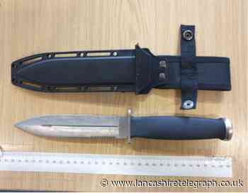 Two Lancashire teens arrested for brandishing knives with 18cm blades in public place
