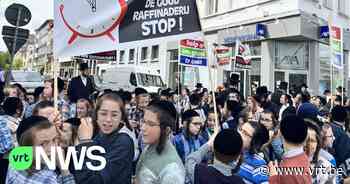 1.300 buurtbewoners uit Joodse wijk in Antwerpen protesteren tegen goudraffinaderij: "Wij worden ziek" - VRT NWS