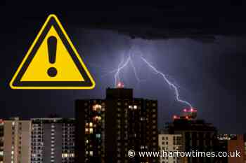Met Office issues warning for thunderstorms across London
