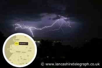 Weather warning: Thunderstorms set to hit Lancashire