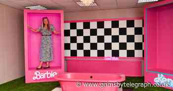 Barbie and Ken selfie booths and pink bath transform Grimsby's Cue World - Grimsby Live