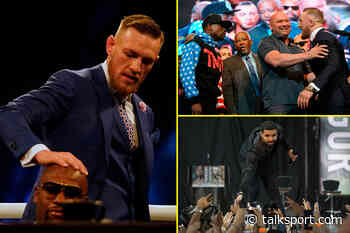 The hilarious Floyd Mayweather vs Conor McGregor war of words on 2017 press tour, featuring Drake, rude... - talkSPORT