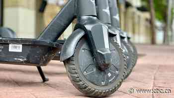 Fredericton councillors vote down proposal to limit power, speed of e-scooters on trails - CBC.ca