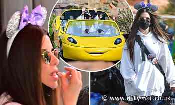 Sandra Bullock, 57, takes her son Louis, 11, and daughter Laila, eight, to Disneyland - Daily Mail