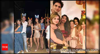 Sussanne, Arslan attend Sonal Chauhan's b'day