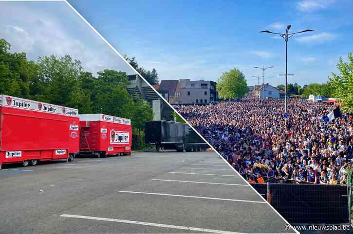 Alsof er niks gebeurd is: gisteren groot feest voor Club Brugge, vanochtend geen plastic bekertje te bespeuren