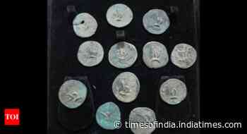 Ancient copper coins found in central Assam