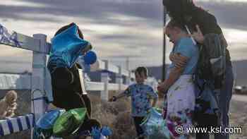 Dozens gather in Eagle Mountain to remember 3-year-olds killed by suspected DUI driver - KSL.com