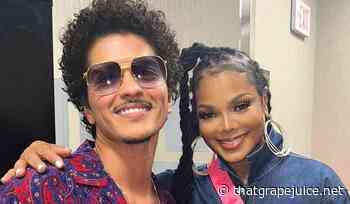 Janet Jackson Links Up with Bruno Mars at Silk Sonic Show - ThatGrapeJuice