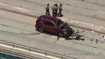 Driver of SUV Hit by Plane in Fiery Crash on Miami Bridge Identified