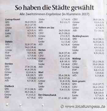 AfD-Marl bleibt unter den Erwartungen: Bei der Landtagswahl in Nordrhein-Westfalen verzeichnet die AfD Verluste. - Marl - www.lokalkompass.de