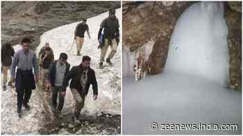 Amarnath Yatra 2022: Police team visits holy cave to check security arrangements