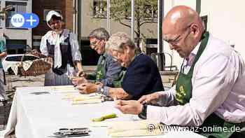 Wittenberge: Beim Wochenmarkt drehte sich alles um den Spargel - Märkische Allgemeine Zeitung