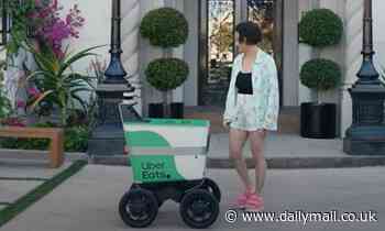 Uber Eats trials autonomous 'sidewalk robots' to deliver food to people's doorsteps