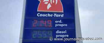 Prix de l'essence à Québec: hausse de 10 sous le litre à certains endroits