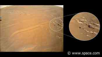 Mars helicopter Ingenuity scouts rocky ridge for Perseverance rover