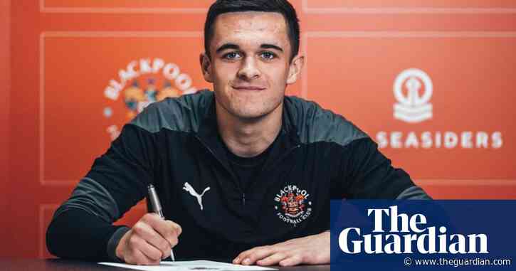 Blackpool forward Jake Daniels: coming out as gay is 'massive relief' – video