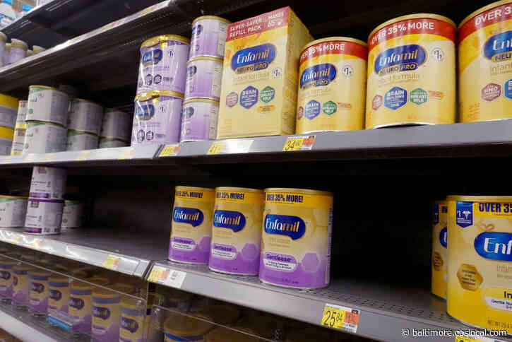 Maryland Department Health Issues Guidance In Light Of Baby Formula Shortage