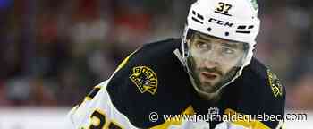 Patrice Bergeron ferme la porte à Montréal