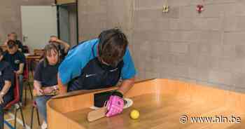 Allereerste Limburgse showdowntafel biedt sportplezier voor mensen met visuele beperking - Het Laatste Nieuws
