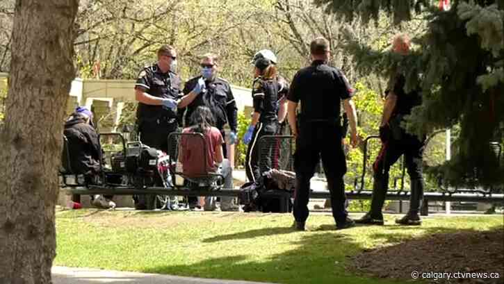 Man stabbed in Olympic Plaza in Monday afternoon assault