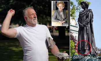 Man who boasted about throwing eggs at Margaret Thatcher statue is condemned by his mother-in-law