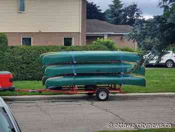 Trailer full of canoes stolen from Orléans cadets group - Ottawa.CityNews.ca