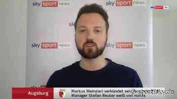 FC Augsburg: Weinzierl-Abgang verwundert in Insider-Kreisen nicht - Sky Sport