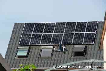 Ziel: Jedes Jahr ein neues Solardach in Breisach - Breisach - Badische Zeitung