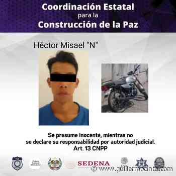 Manejaba motocicleta de manera imprudente en Cuernavaca; resultó ser robada - Noticias de Morelos - La Crónica de Morelos