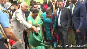 President Ramnath Kovind inaugurates `India-Jamaica Friendship Garden` in Kingston; check pics