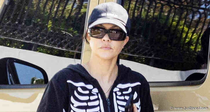 Kourtney Kardashian Steps Out for First Time Since Marrying Travis Barker