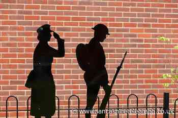 Lancashire housing developer installs 'Women in War' figures for VE day