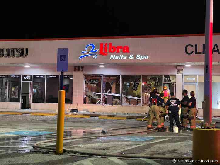 Several Baltimore County First Responders Injured Following Intentional Fire, Explosion At Windsor Mill Nail Spa